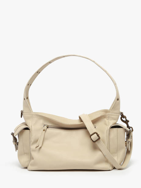 Schoudertas Cargo Leder Basilic pepper Beige cargo BCAR05 ander zicht 4